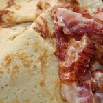 Pandekager med bacon